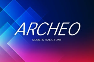 Archeo: A Modern Sans Serif Font Inspired by Traditional Sign Painting
