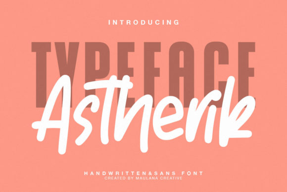 Astherik: A Tasteful Display Font for Modern Branding and Creative Projects