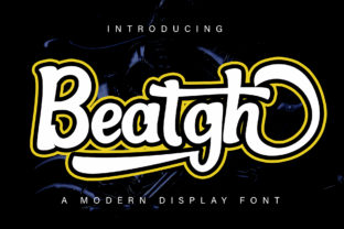 Beatgh Font: Modern Design with a Personal Touch
