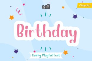 Birthday Font: A Whimsical Choice for Creative Projects