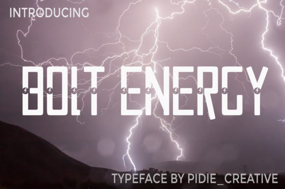 Bolt Electric: A Modern Display Font for Tech-Inspired Design