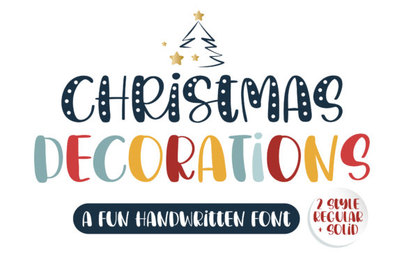 Christmas Decorations Font: A Playful Touch for Festive Designs