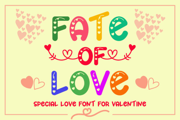 Fate of Love Font for Playful Designs