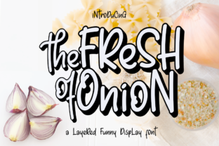Fresh Onion Font: A Charming Choice for Unique Design Projects