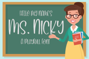Mr. Nicky: A Friendly Display Font with a Unique Style