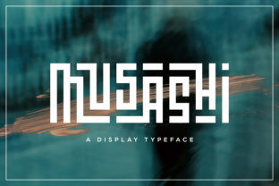 Musashi: A Modern Display Font for Personalized Design Projects