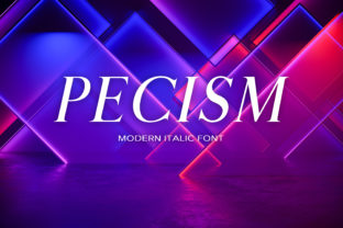 Pecism: A Strategic Font for Modern Design and Branding