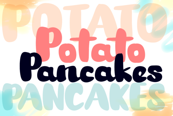 Potato Pancakes: A Sweet and Chunky Display Font for Creative Projects