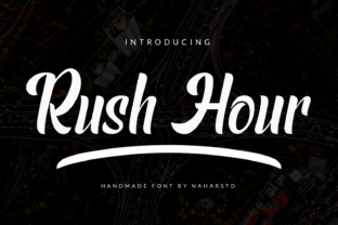 Rush Hour: A Bold Display Font for Impactful Design