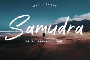 Samudra: A Handwritten Font That Adds Elegance and Modern Flair to Your Designs