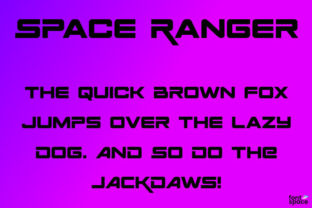 Space Ranger: A Futuristic Display Font for Modern Creativity