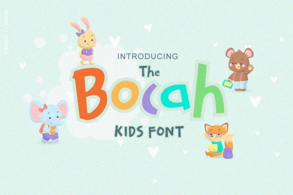The Bocah Font: A Bold Display Font That Elevates Your Creative Ideas