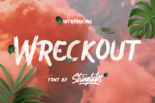 Wreckout: A Bold Display Font That Commands Attention