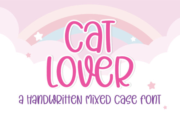 XCat Lover Font: A Sweet and Relaxed Handwritten Style for Design Projects